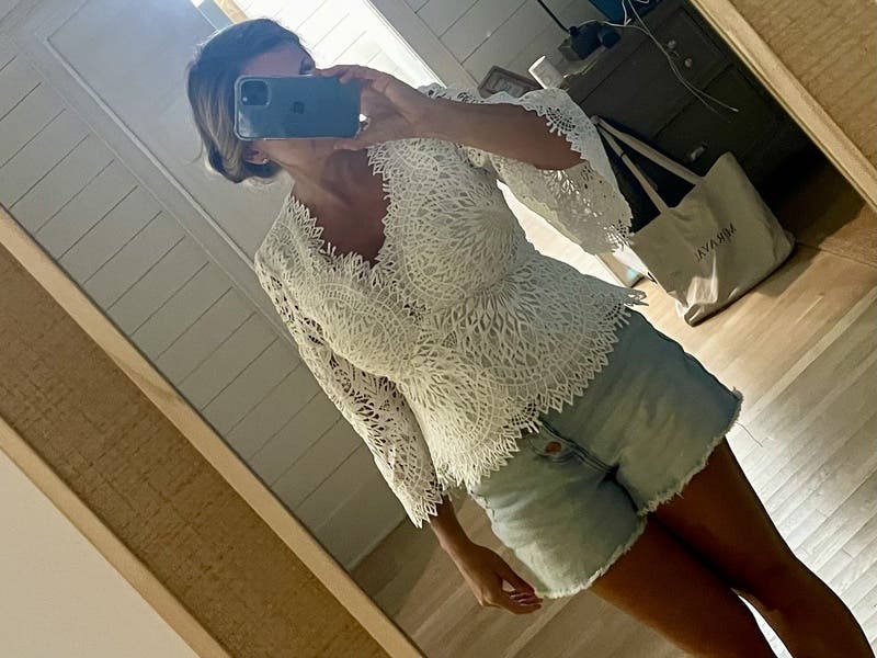 White Lace Top by Marissa Webb x RTR | Rent the Runway