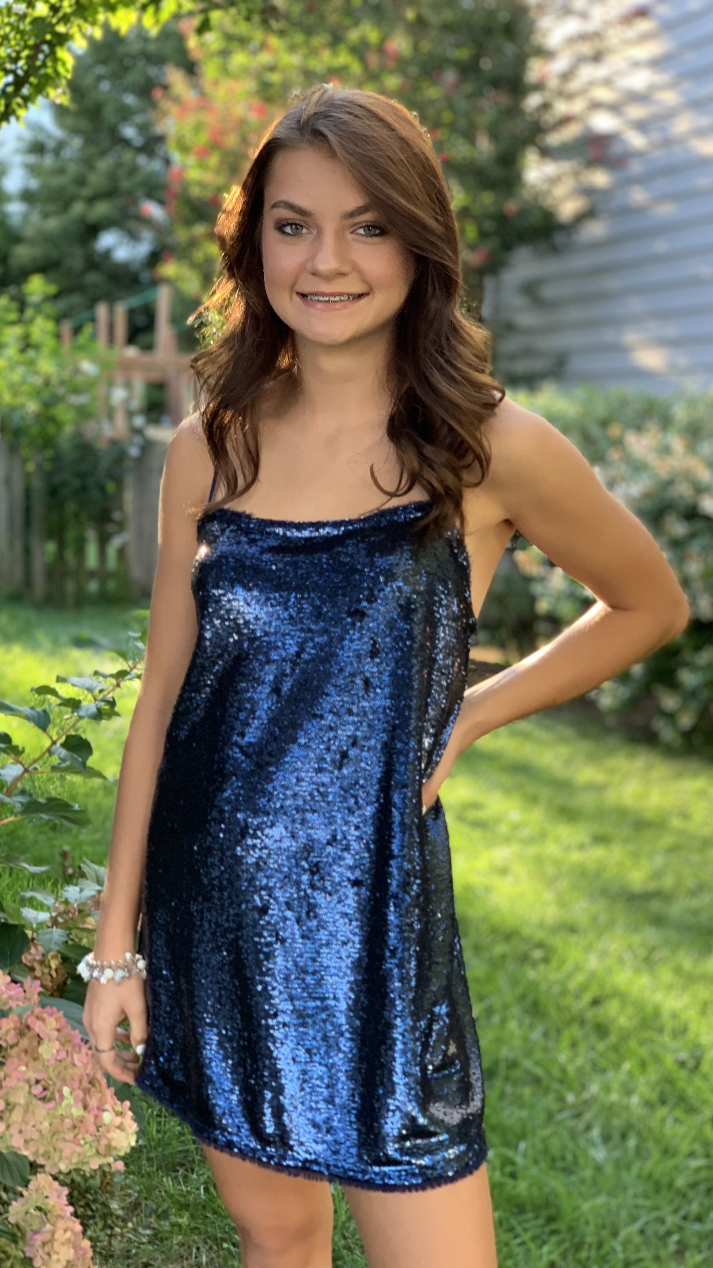 free people time to shine sequin dress Free People Time to Shine Dress - Navy Blue Sequin Slip Dress