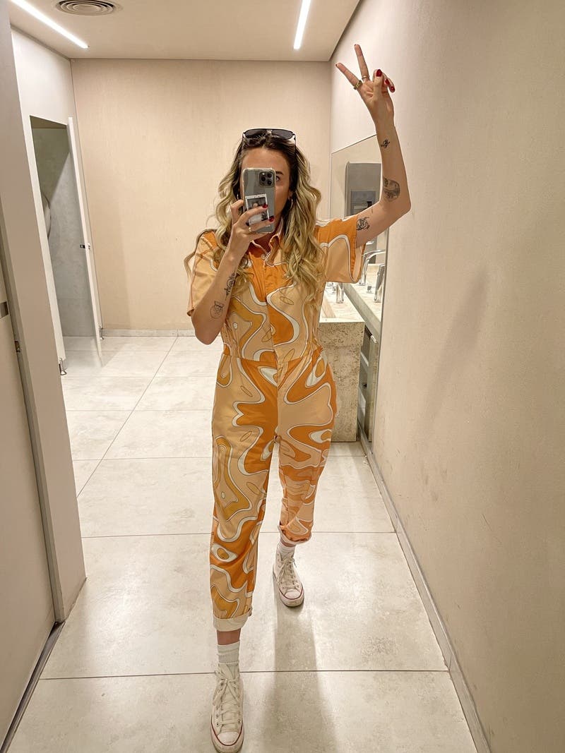 Abstract Collared Jumpsuit by Sara Battaglia | Rent the Runway