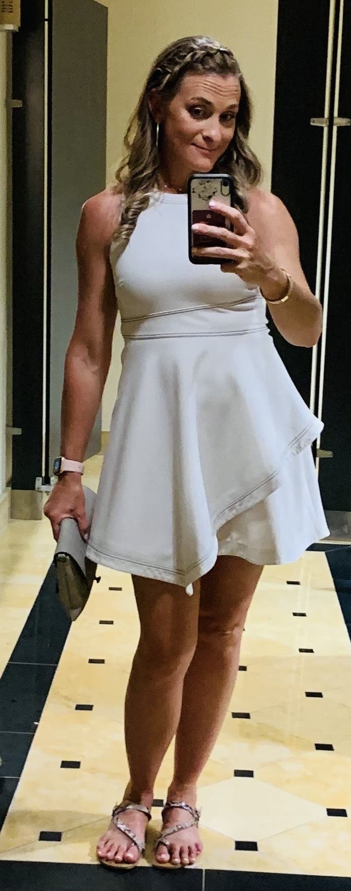 美品　On court dress S サイズ White Lyla Dress by Cinq à Sept | Rent the Runway