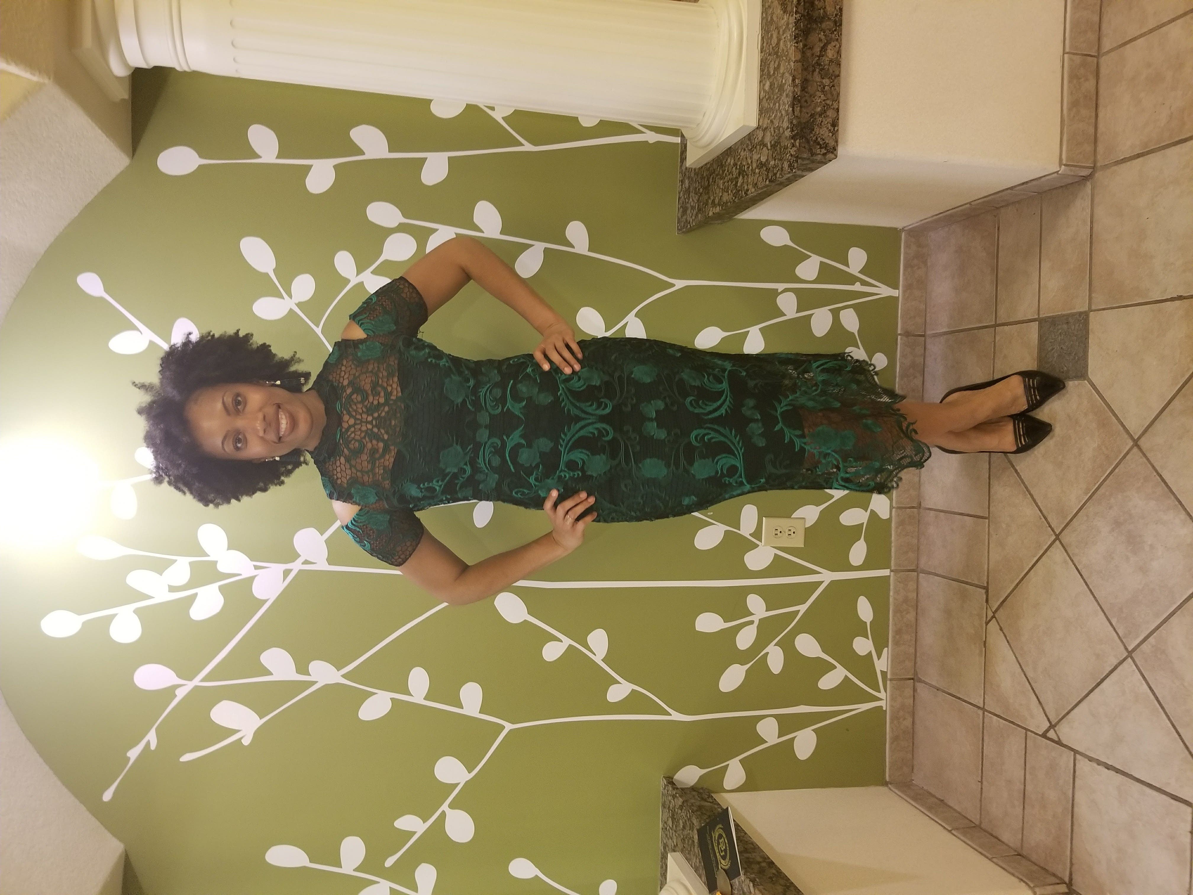 marchesa notte green lace cocktail dress Green Lace Cocktail Dress by Marchesa Notte