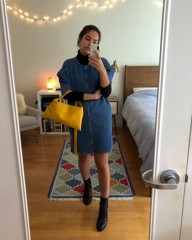 Indigo Denim Dress by MM6 Maison Margiela | Rent the Runway