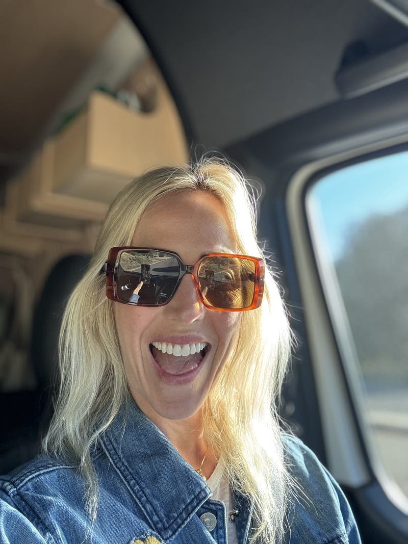 Havana Rectangular Sunglasses