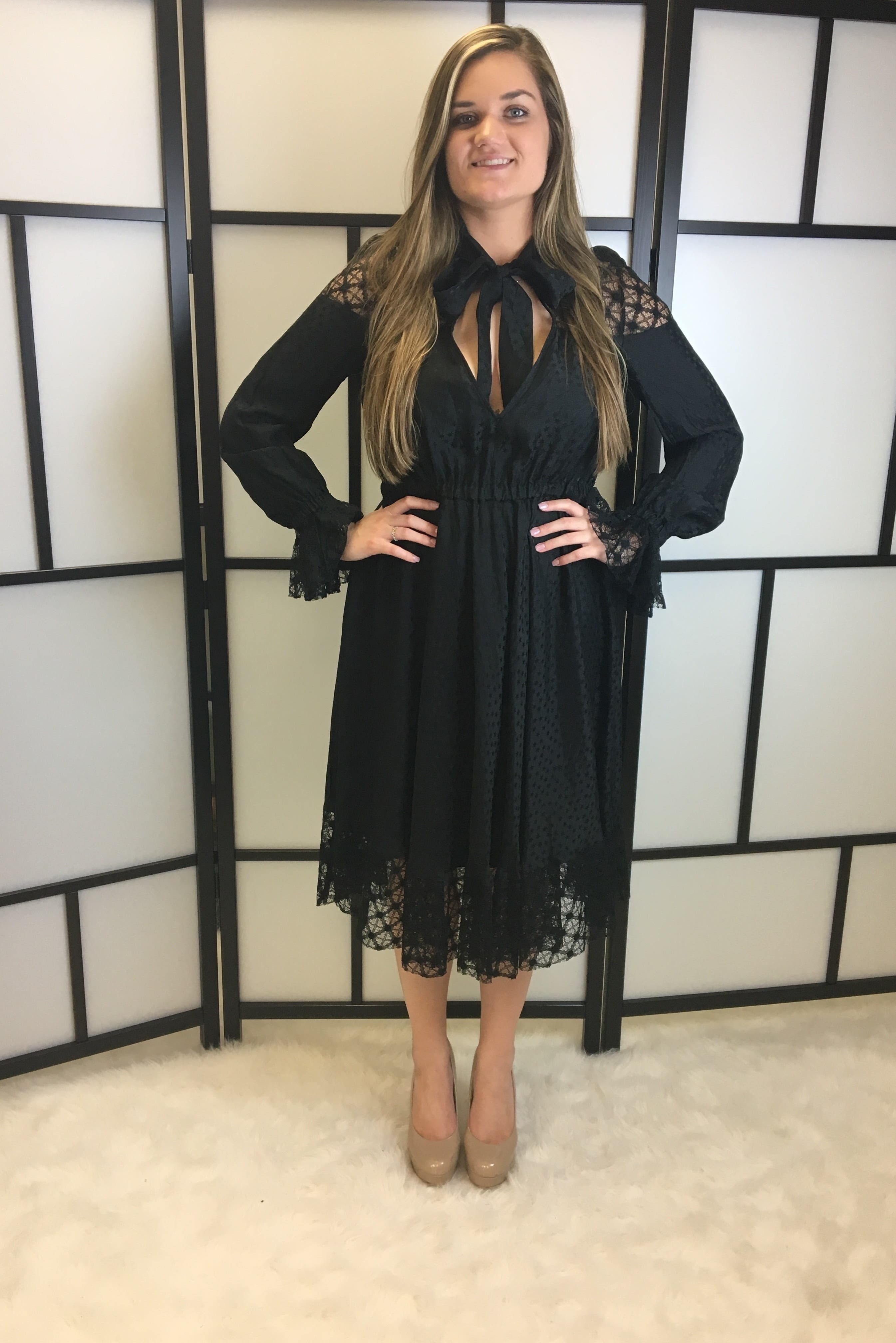 オールインワン・サロペット Philosophy Di Lorenzo Serafini Fitted Black Dress With Thumbs_A24---PHILOSOPHY DI