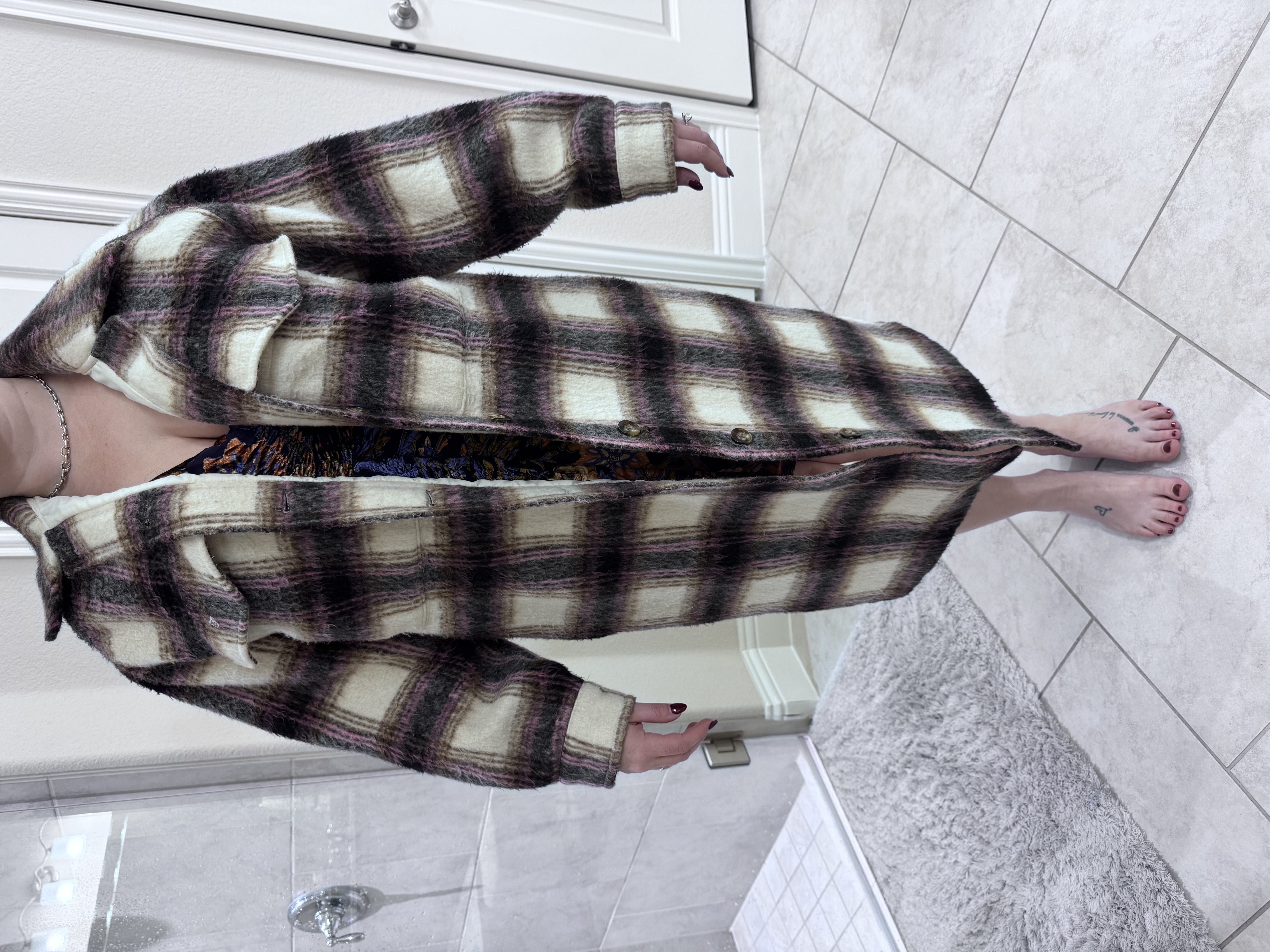 Oversized Plaid Coat by Peter Som x RTR | Rent the Runway