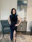 Venette Velvet Dress by Ronny Kobo for 