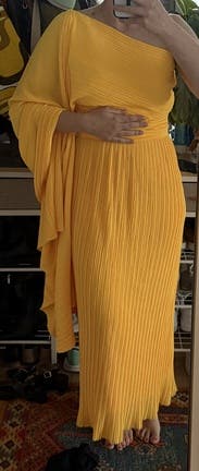solace london yellow peplum dress Go for glamour with Solace London's evening gowns