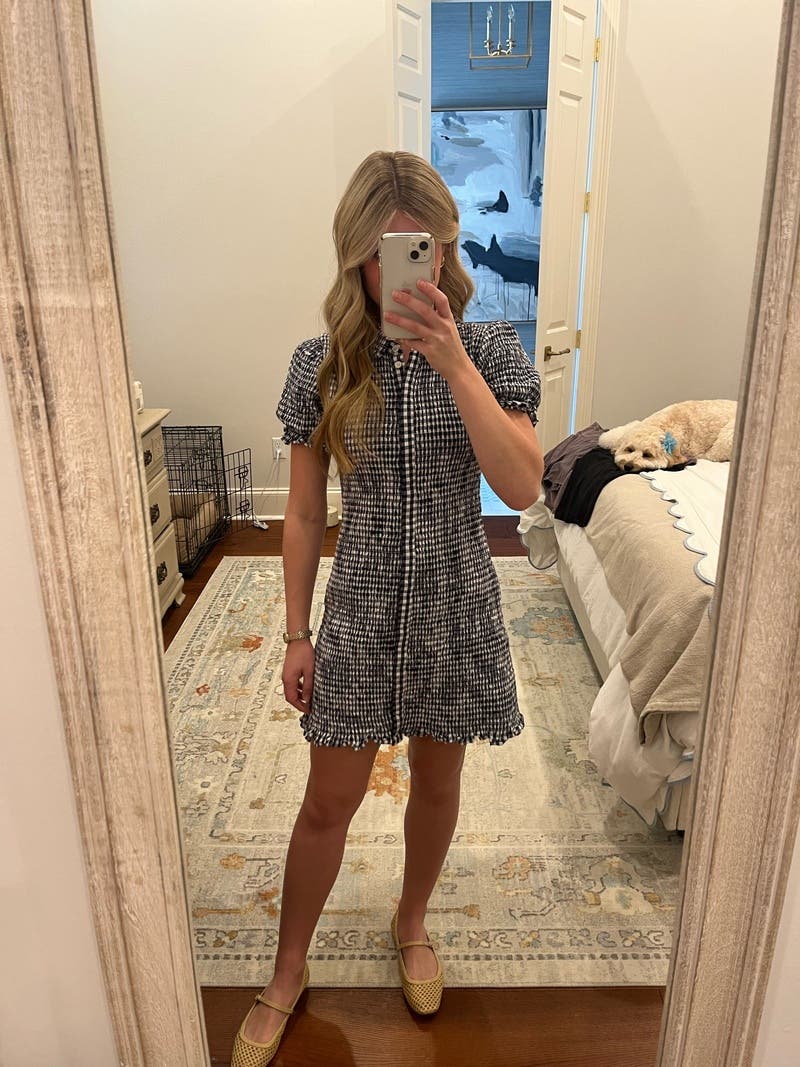 【極美品】 Her lip to Roanne Over Check Dress 極美品】 Her lip to Roanne Over Check Dress