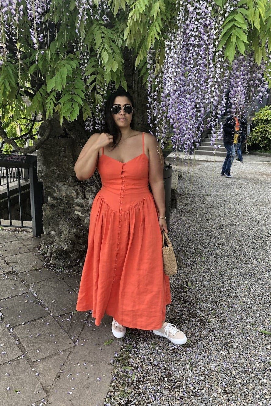 Womens Dresses Mara Hoffman Orange Dress Mischa Maxi By Mara Hoffman Rent  The Runway