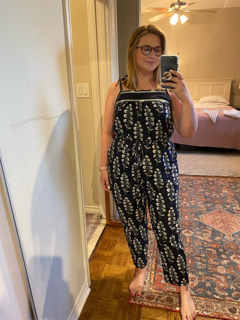 Sleeveless Larkspur Jumpsuit by La Vie Rebecca Taylor | Rent