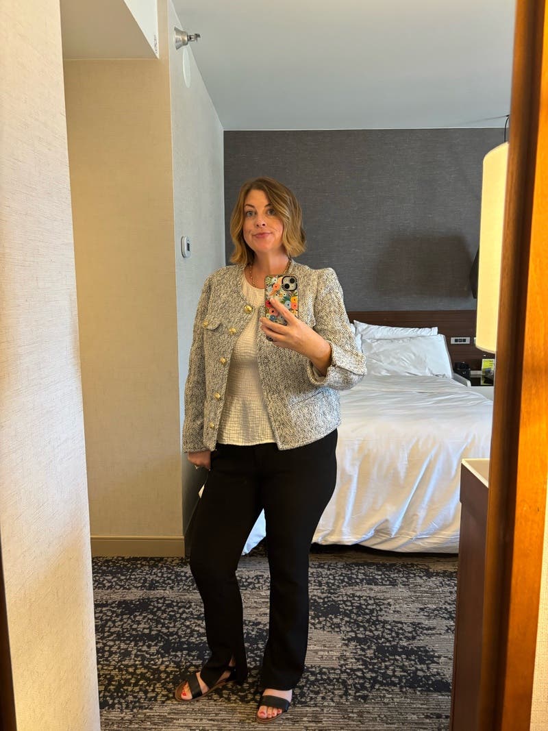 ジャケット・アウター Steven Alan TOP TWEED CADET COAT Tweed Grey Jacket by Derek Lam 10 Crosby x RTR | Rent the Runway