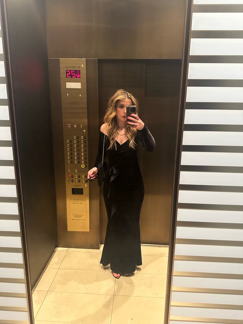 ワンピース CHIARA BONI SILVERIA VELVET (52536) Velvet Silveria Gown by Chiara Boni La Petite Robe | Rent