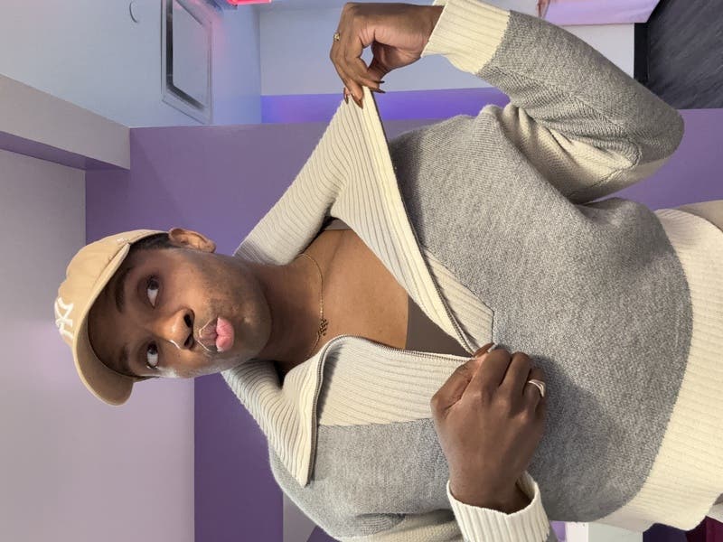 Colorblock Zip Sweater by Peter Som x RTR | Rent the Runway