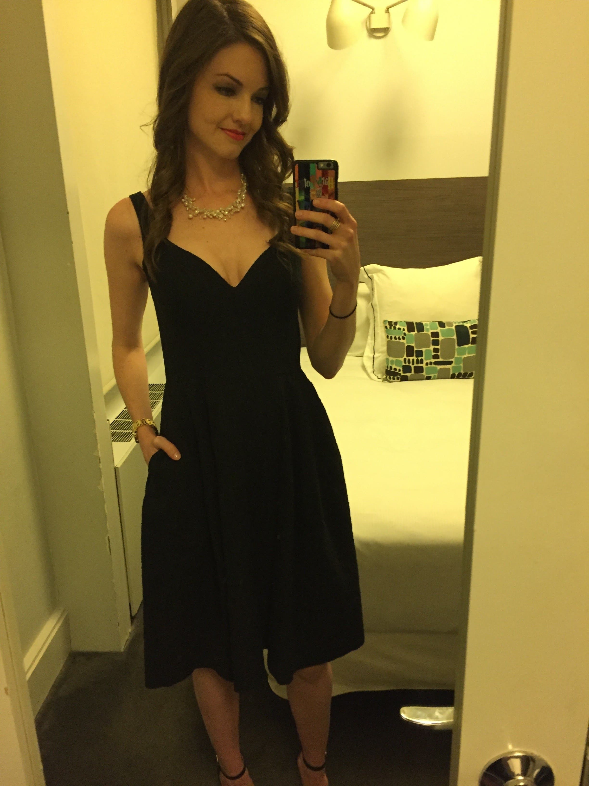 Jet Black Dress by Jill Jill Stuart | Rent the Runway