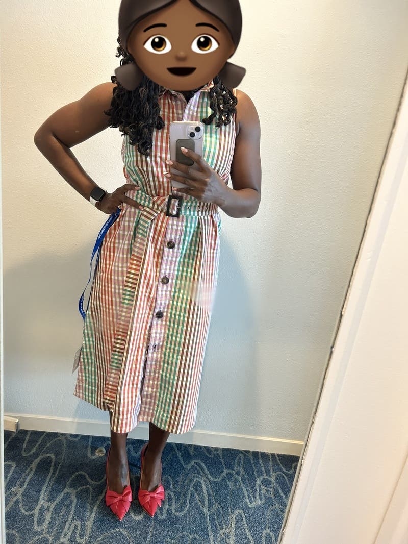 Rainbow Plaid Shirtdress by kate spade new york | Rent the
