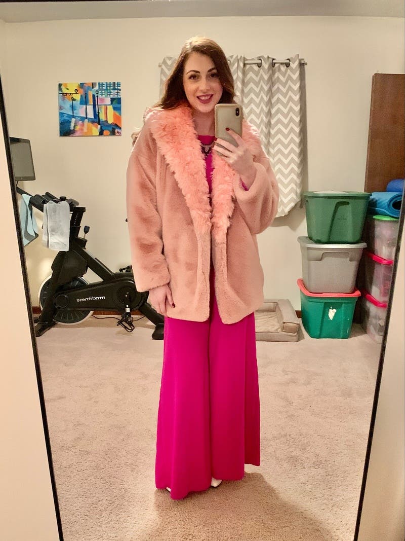 muguet volume fake fur coat ピンク Poppin' Off Faux Fur Coat - Pink | Fashion Nova