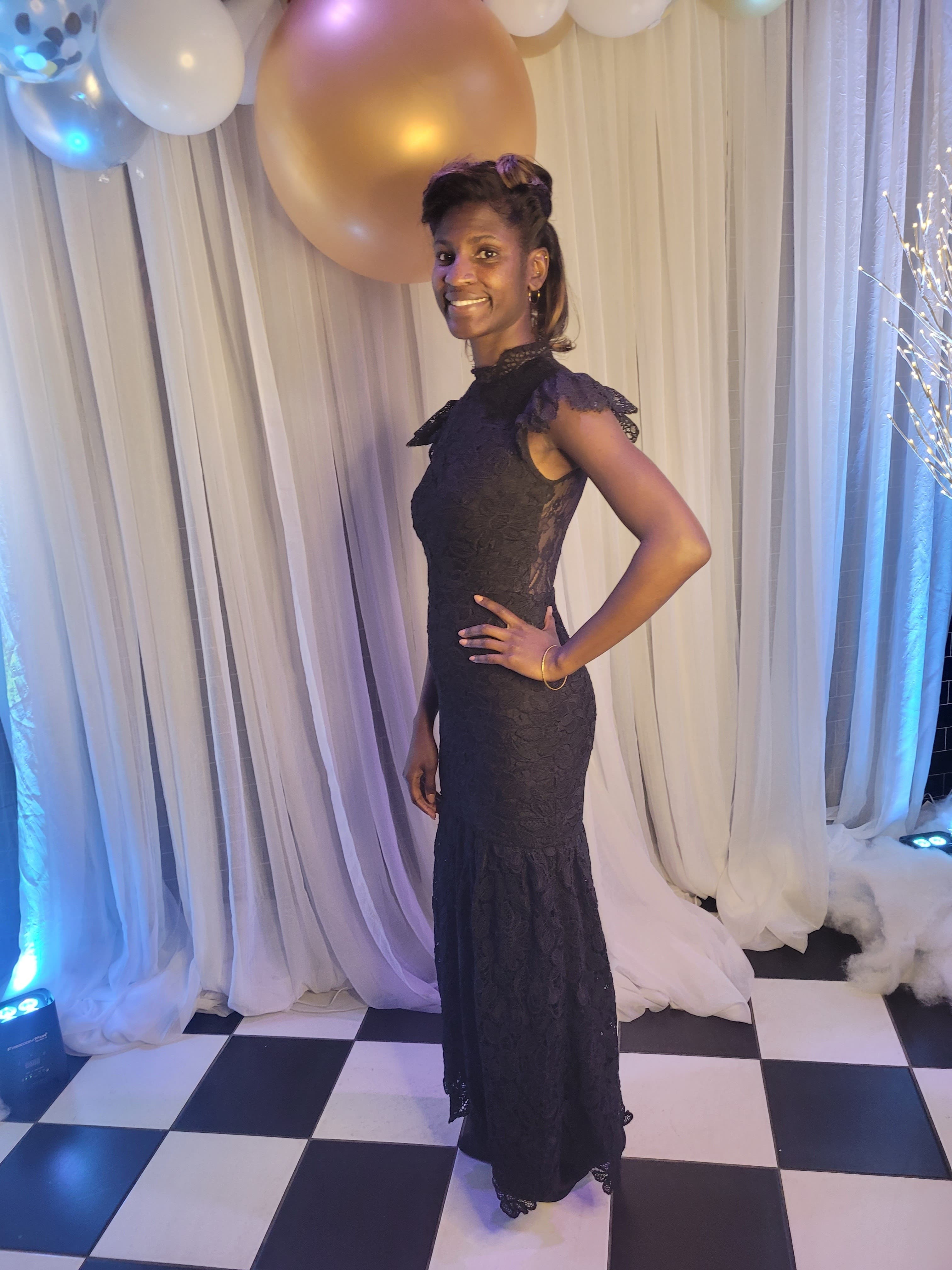 Black Trumpet Gown by ML Monique Lhuillier | Rent the Runway
