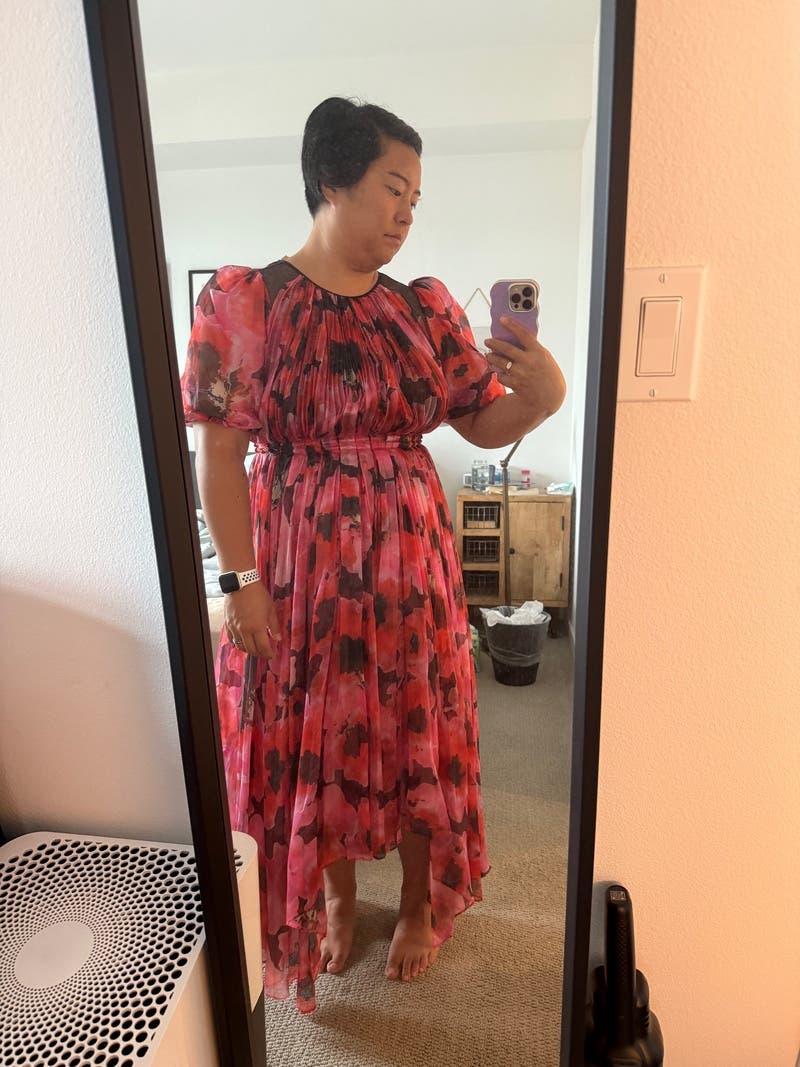 Pleated Floral Dress by Bibhu Mohapatra x RTR | Rent the Runway