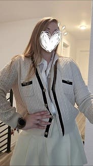 Cable Knit Cardigan by Sandro | Rent the Runway