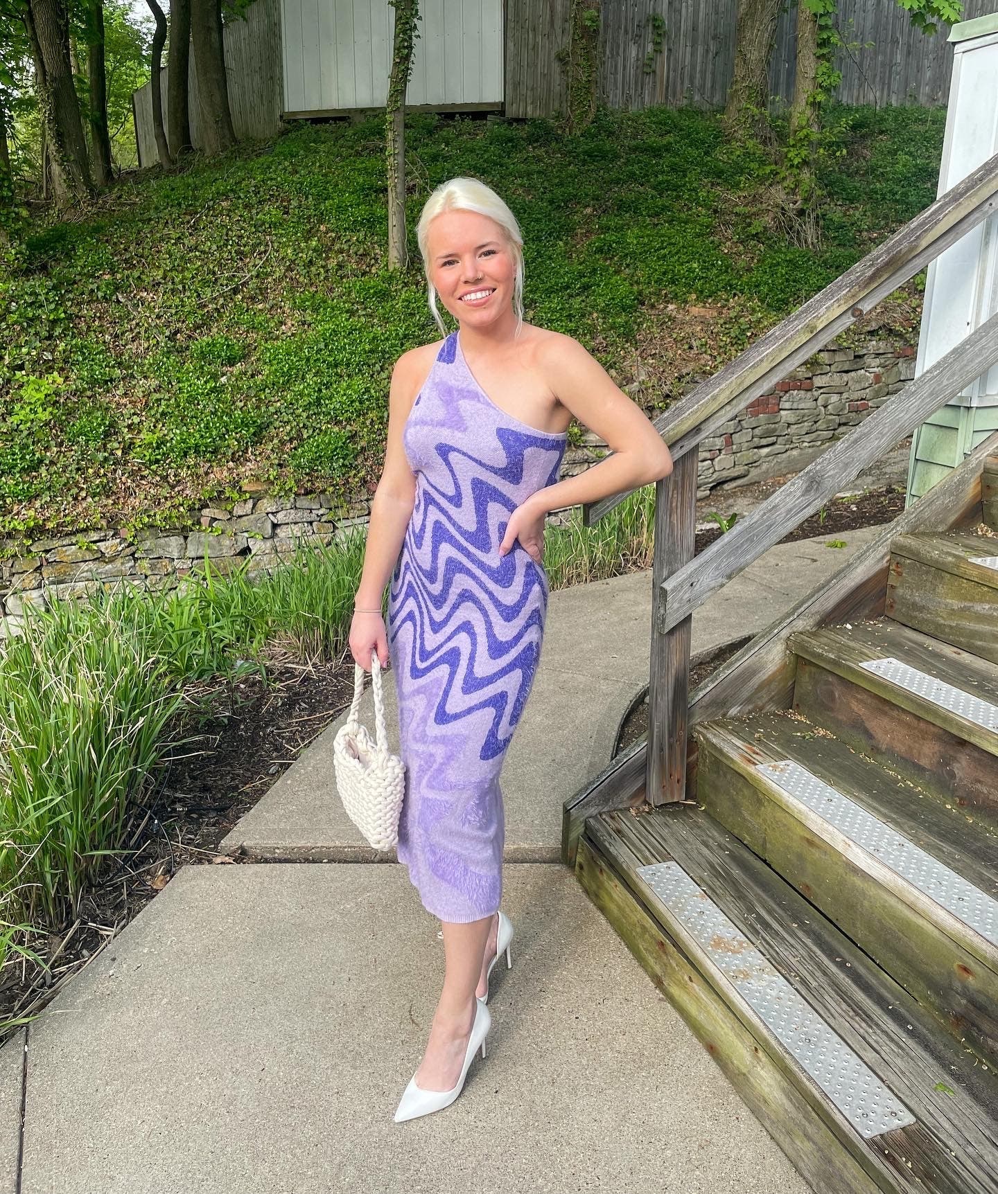 house of sunny purple dress House Of Sunny Crazy Town Hockney Purple Heat
