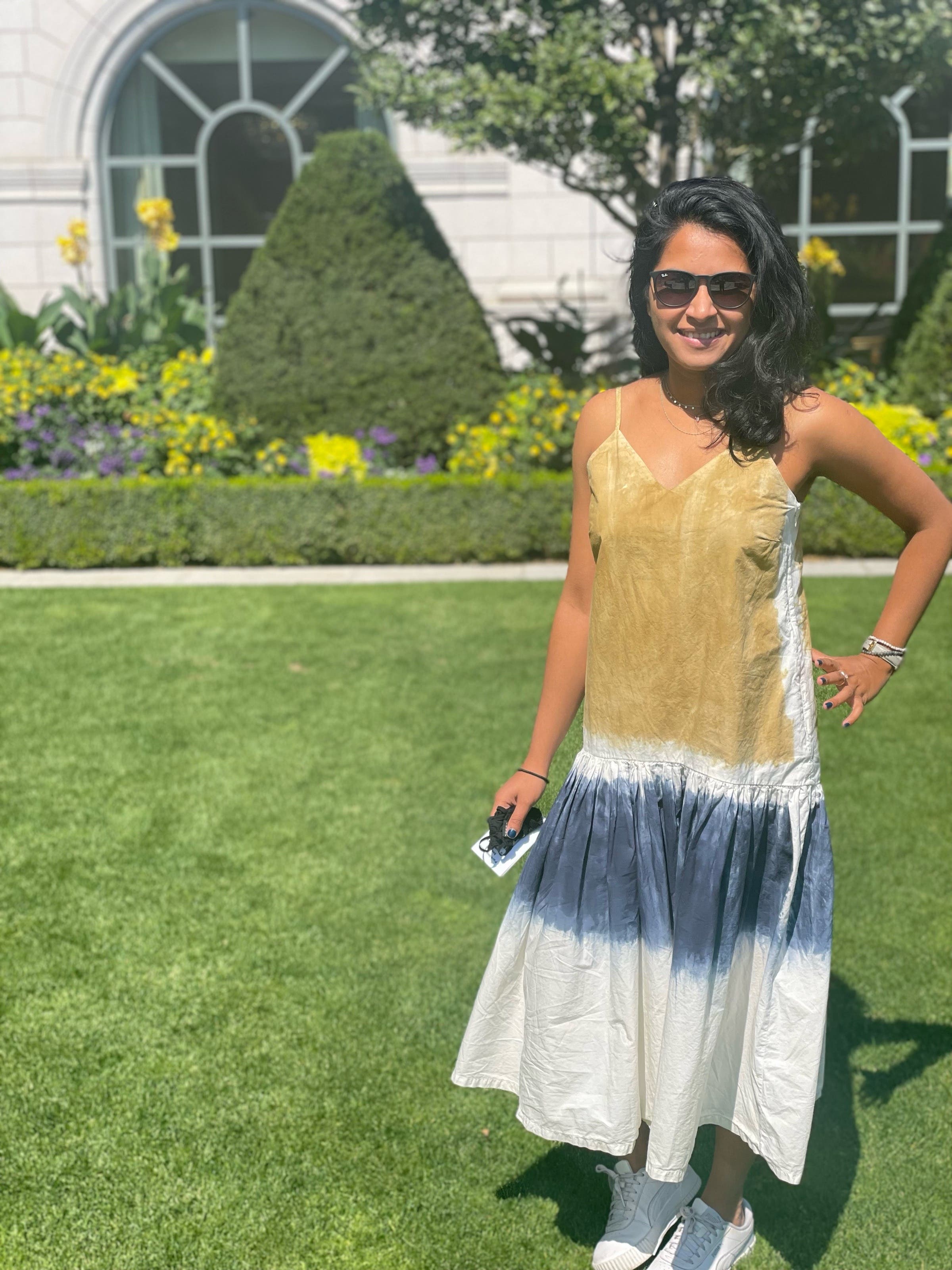 ワンピース FOXEY NEW YORK Space-dye Jersey Dress 38 フォクシー FOXEY Space-dye Jersey Dress 38