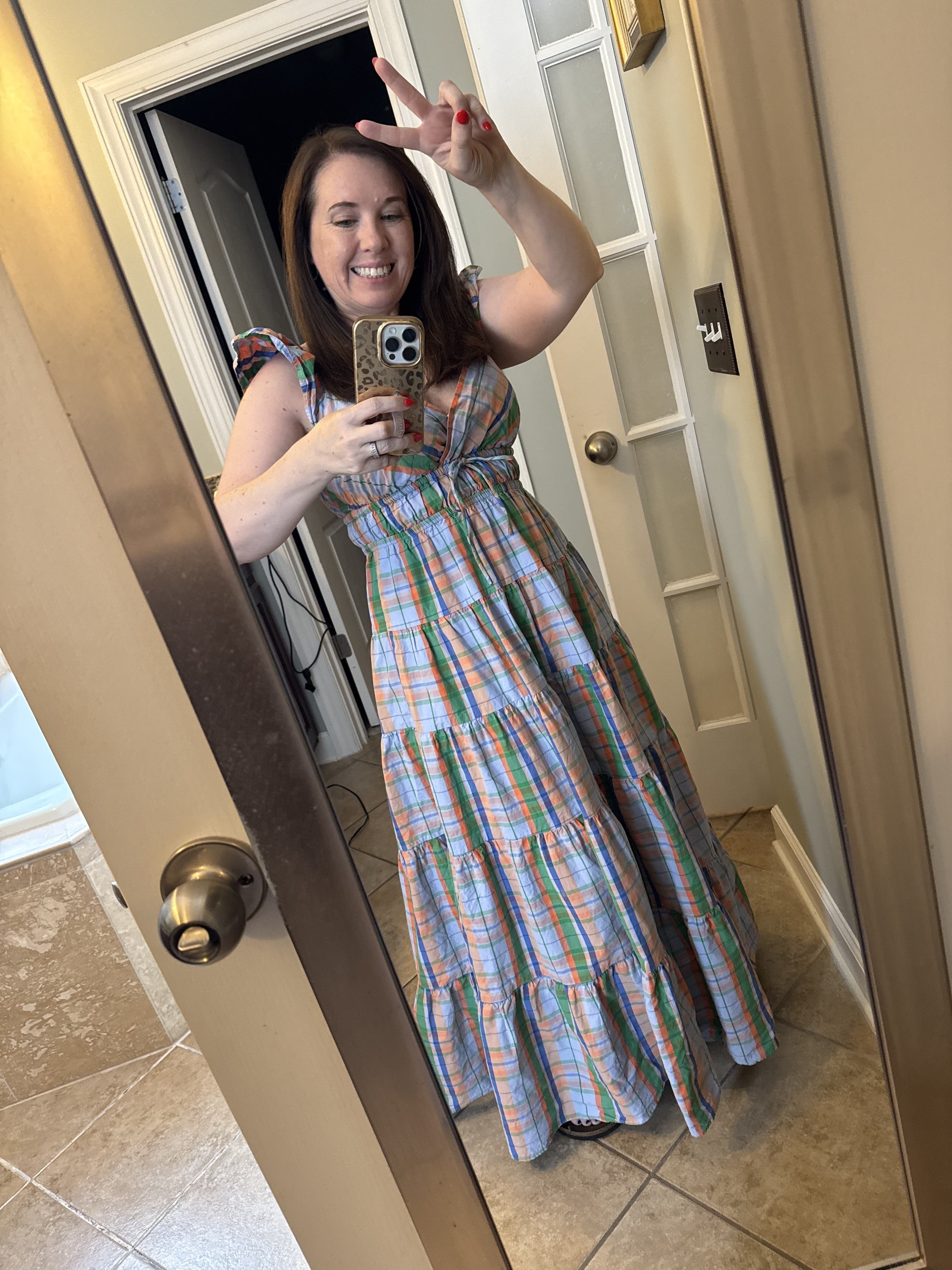 Sunshine Madras Dress by kate spade new york | Rent the Runway