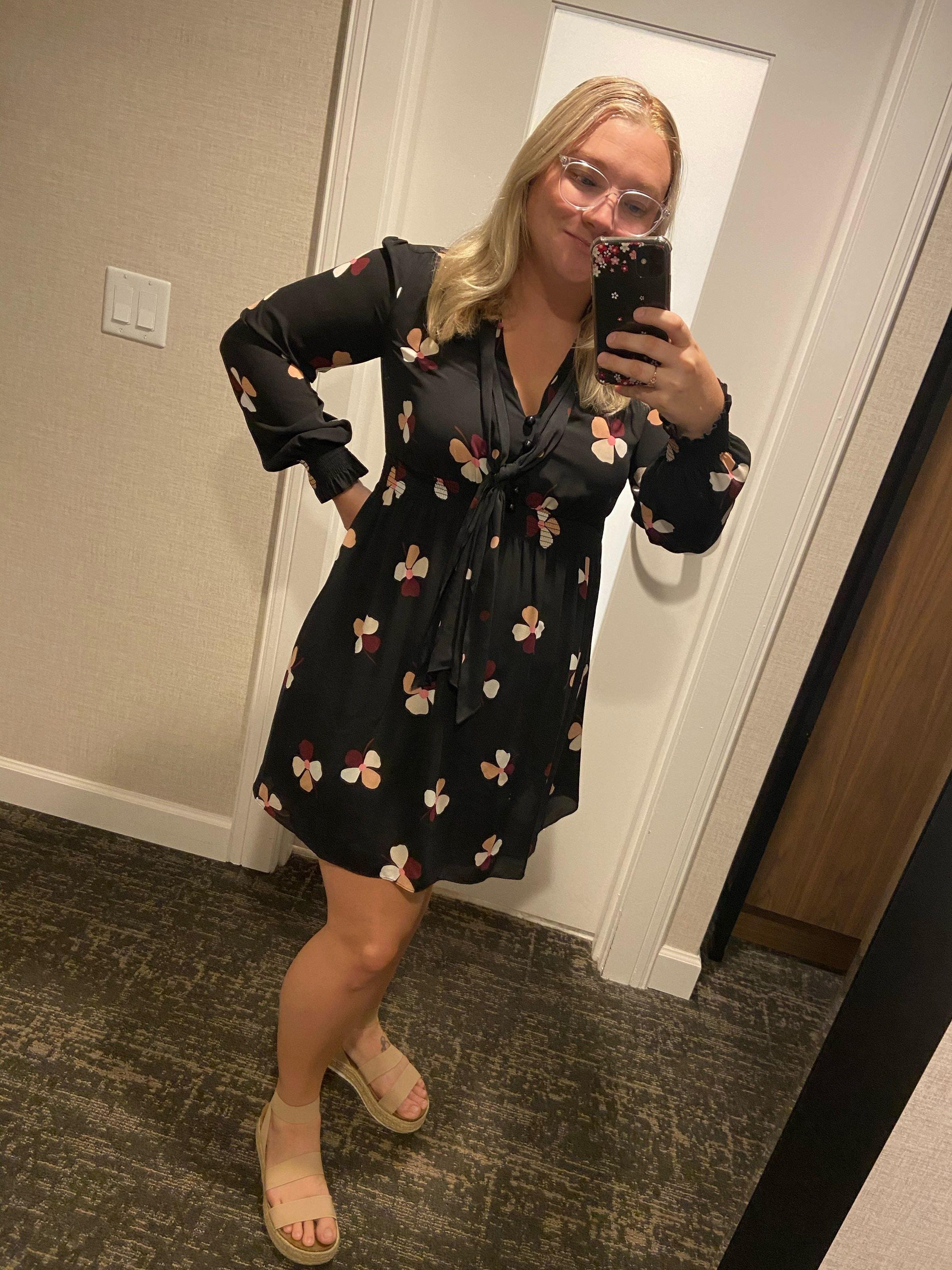kate spade dusk buds print mini dress KATE SPADE NEW YORK Glitzy Ritzy Dusk Buds