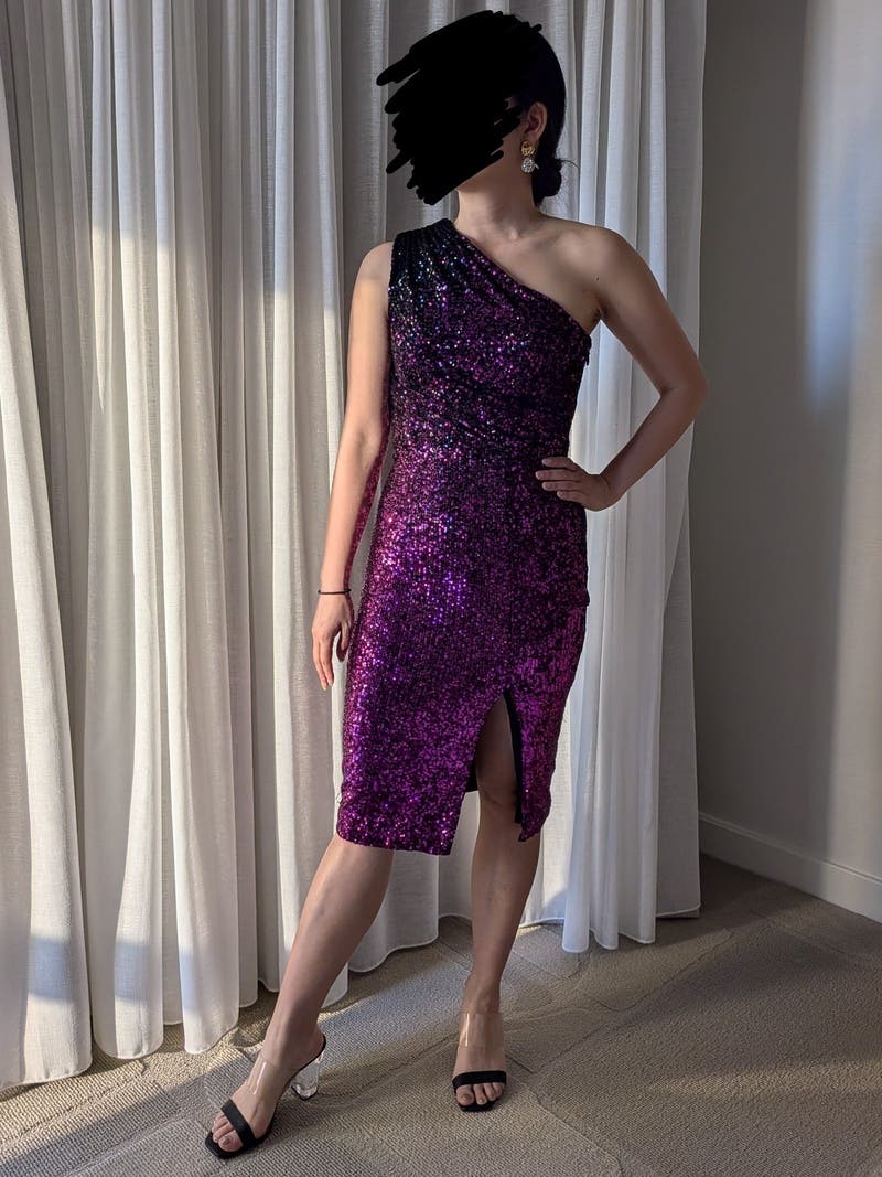Sequin Palmer Dress by Dress The Population | Rent the Runway