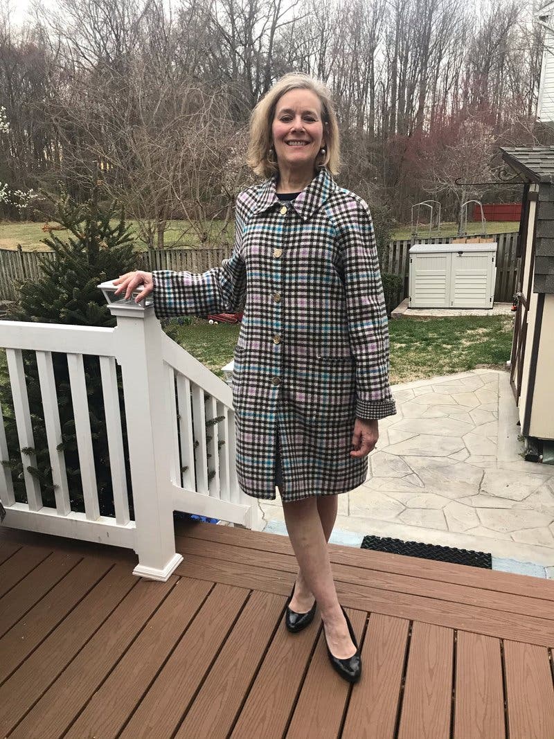 Plaid Reversible Swing Coat by Draper James | Rent the Runway