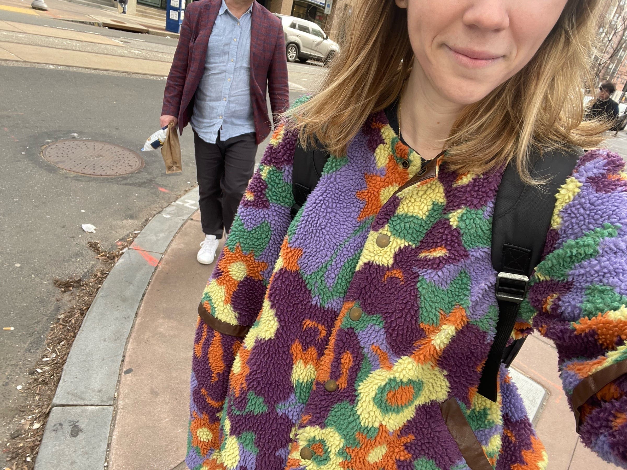 Floral Faux Sherpa Jacket by Hutch | Rent the Runway