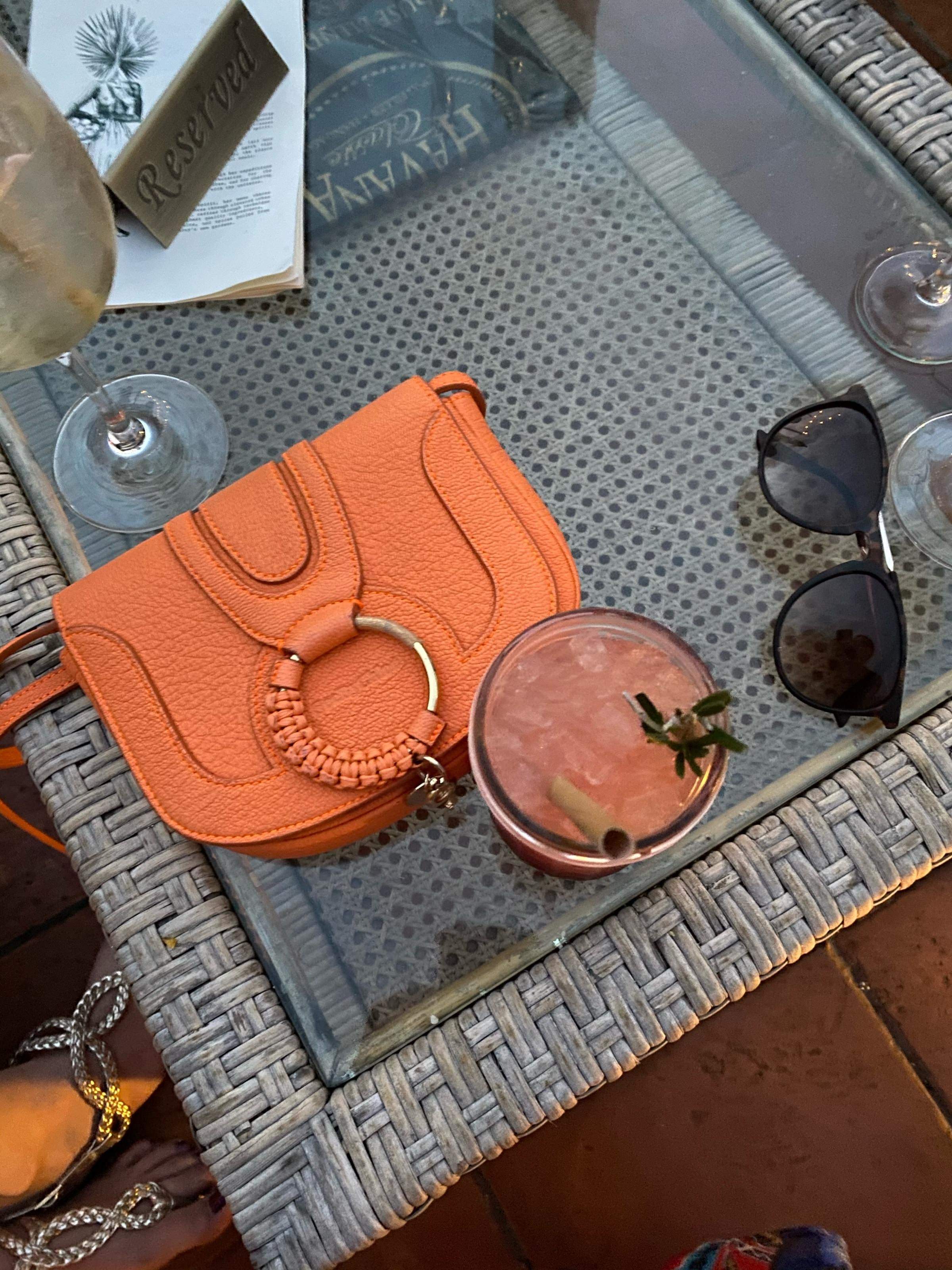 Sparkling Orange Mini Hana Bag by See by Chloé Accessories