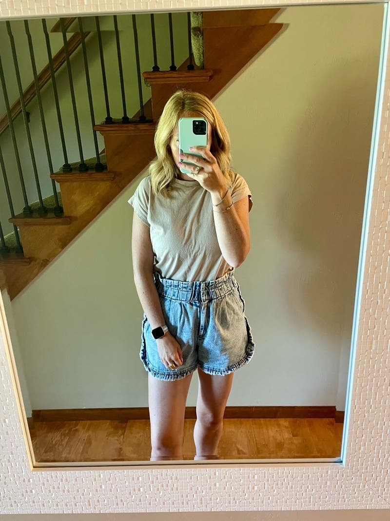 DENHAM × WIND AND SEA DENIM SHORTS XL Dax Acid Wash Denim Shorts by Sea New York | Rent the Runway