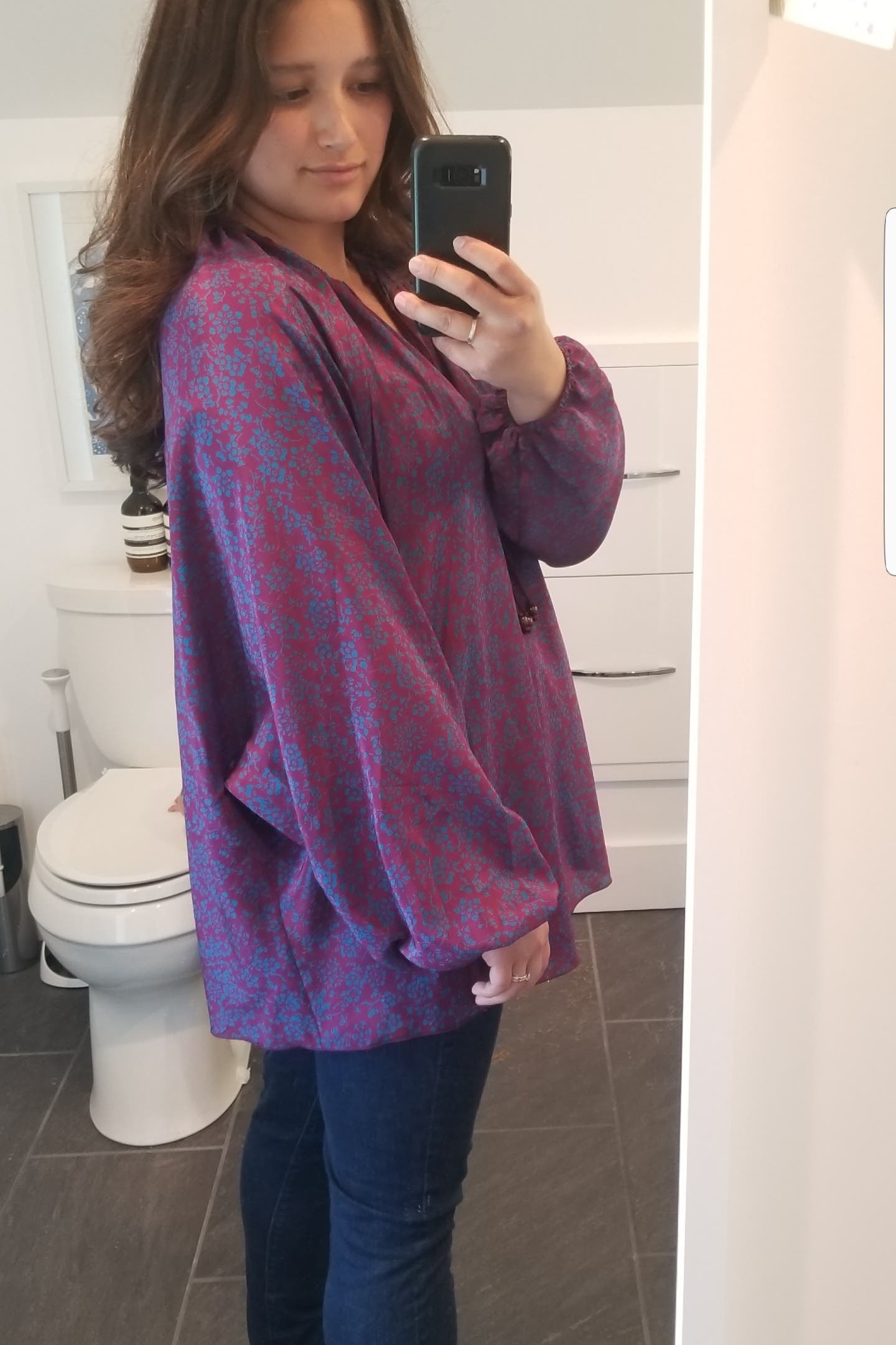 Purple And Blue Chance Top by Elizabeth and James | Rent the