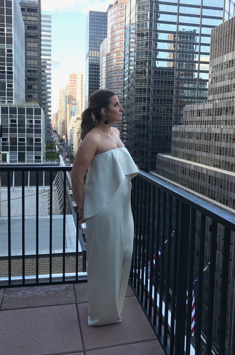 White Cadenza Jumpsuit by Solace London | Rent the Runway