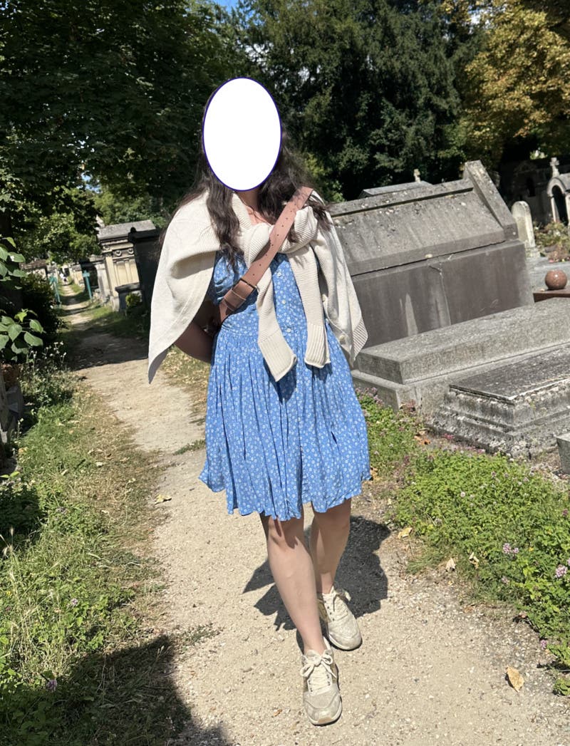 Blue Floral Short Sleeve Day Dress by Polo Ralph Lauren | Rent the