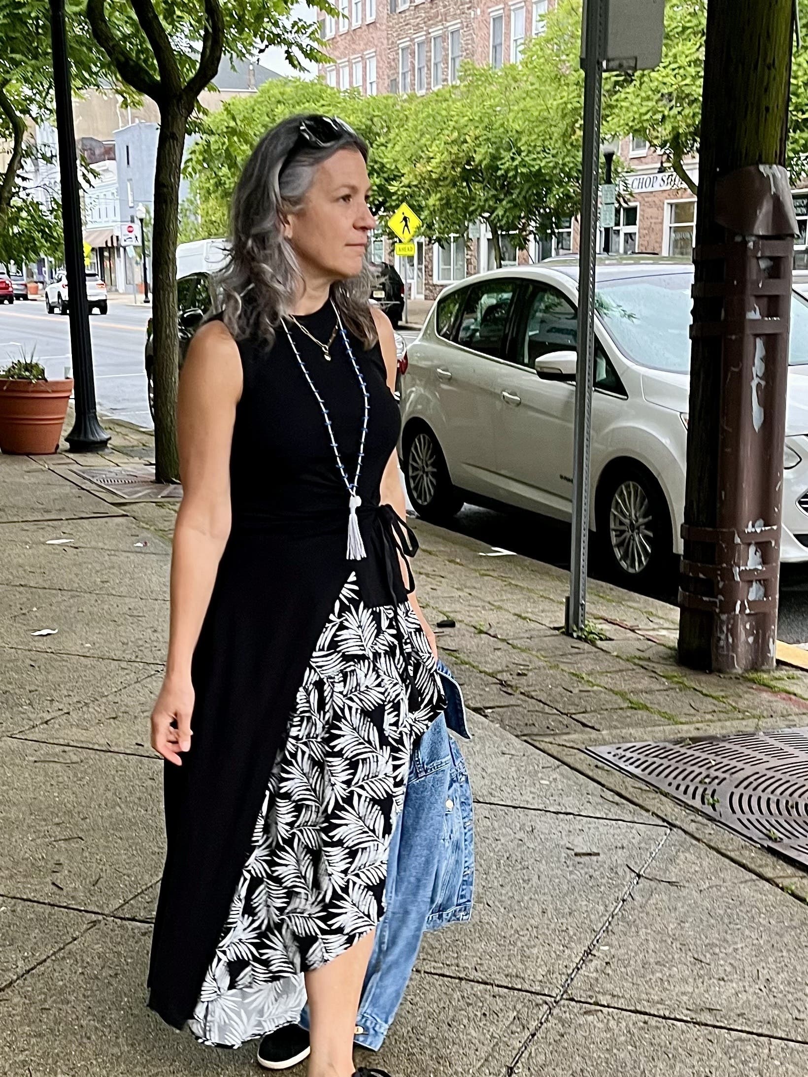 Sleeveless Split Apron Top by Rosetta Getty | Rent the Runway