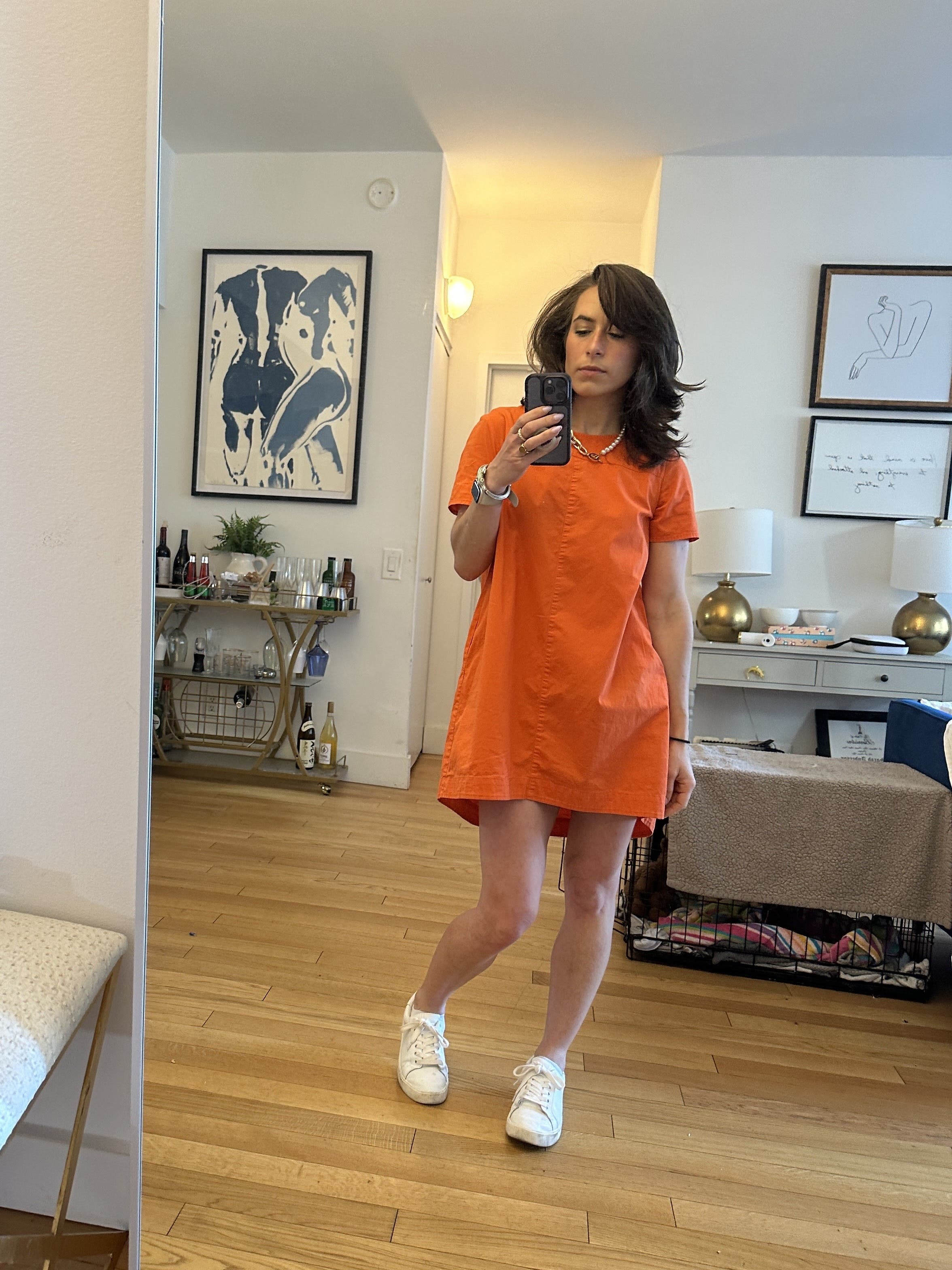 Orange T-Shirt Dress by Peter Som x RTR | Rent the Runway Orange T-Shirt Dress by Peter Som x RTR | Rent the Runway