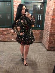 alexis adeline floral embroidered dress Firm* Alexis Adeline Embroidered Garden Dress