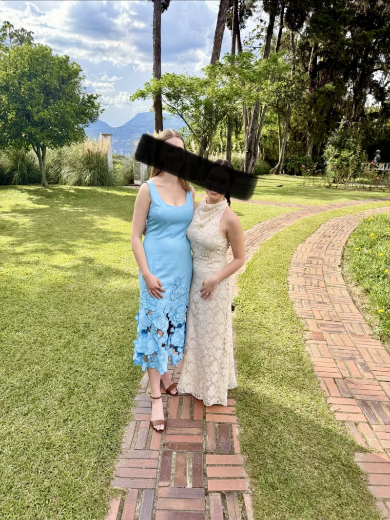 chinese dress ladies Emily Appliqu Midi Dress
