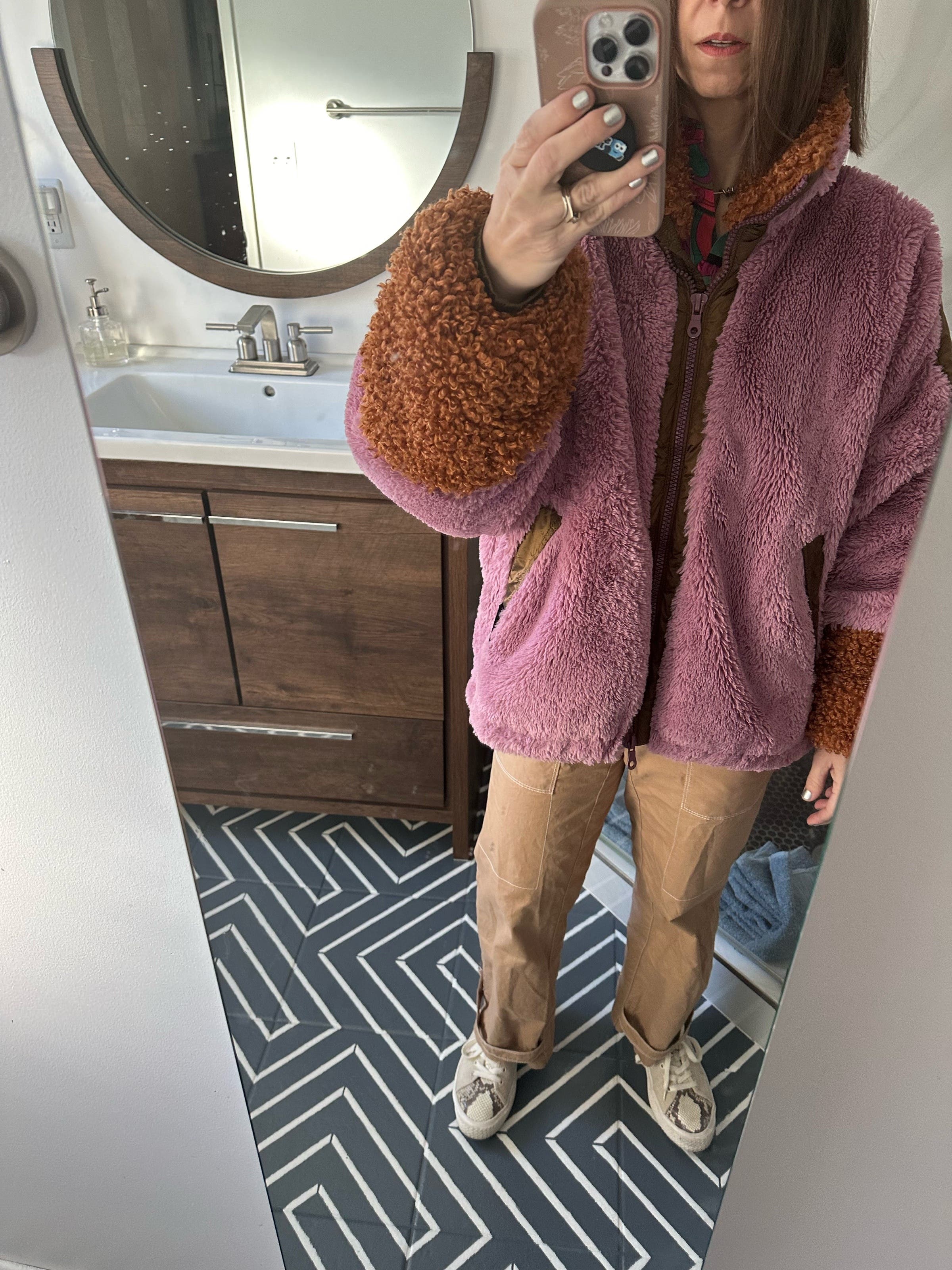 Pink Faux Fur Jacket by OOF | Rent the Runway