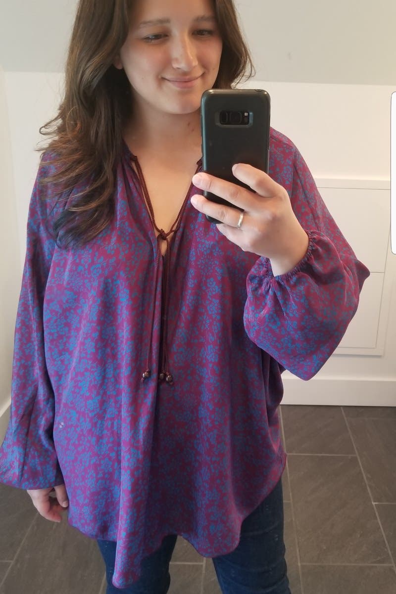 Purple And Blue Chance Top by Elizabeth and James | Rent the