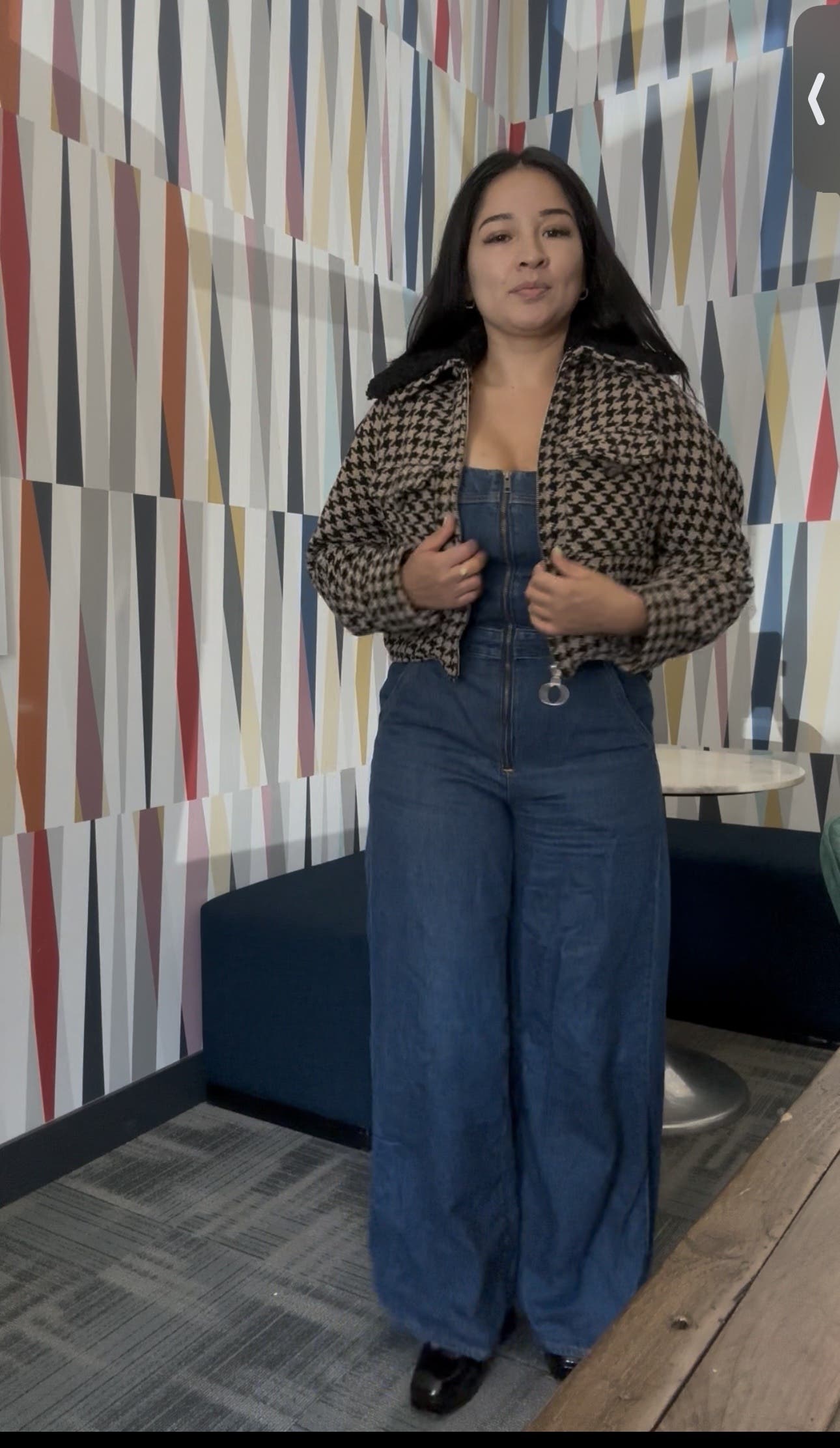 Jaden Houndstooth Jacket by Sosken | Rent the Runway