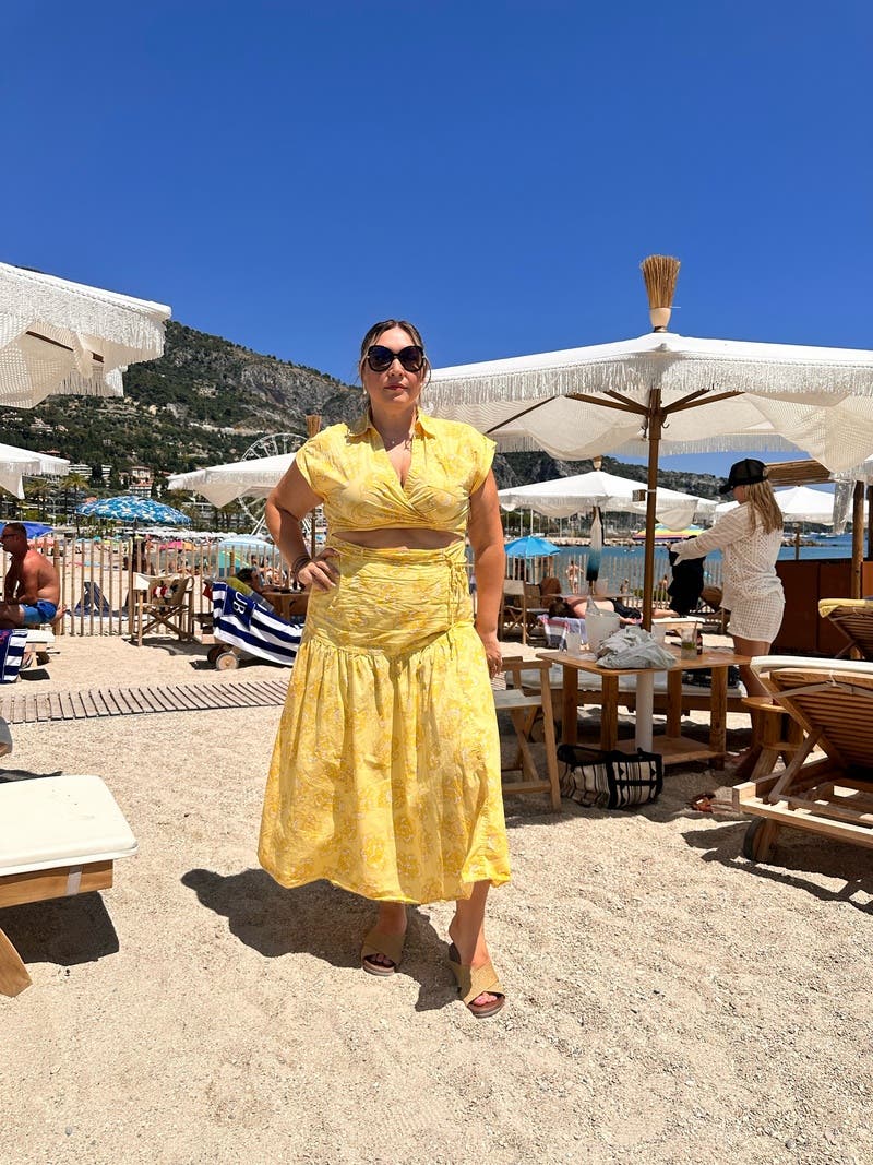 Cutout Tie Waist Midi Dress by Derek Lam 10 Crosby x RTR | Rent