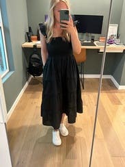 House on the Hill　Dress (Black)　100(3Y) The Slip - Black – Hill House Home