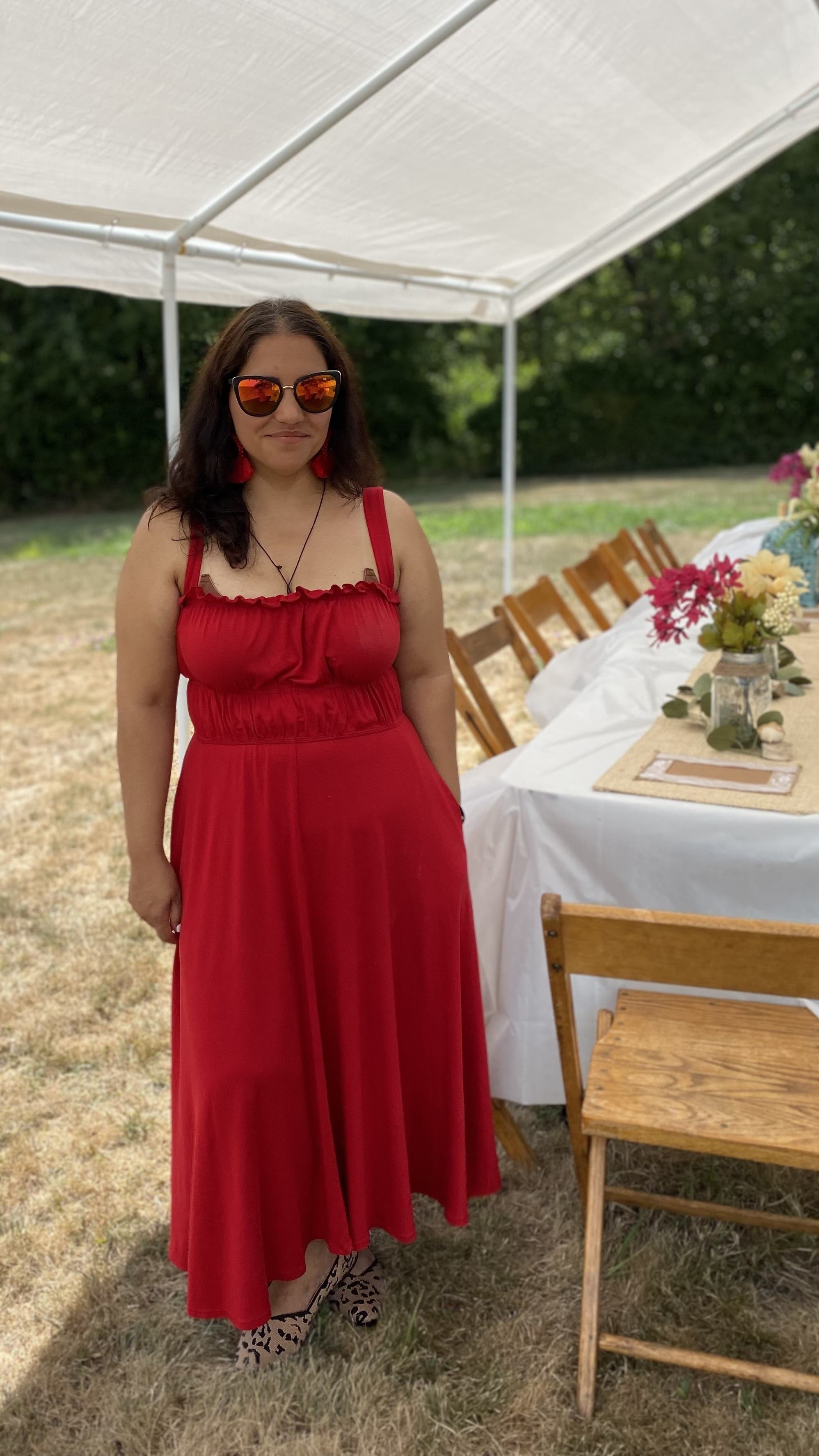 Cherry Miranda Dress by Reformation | Rent the Runway
