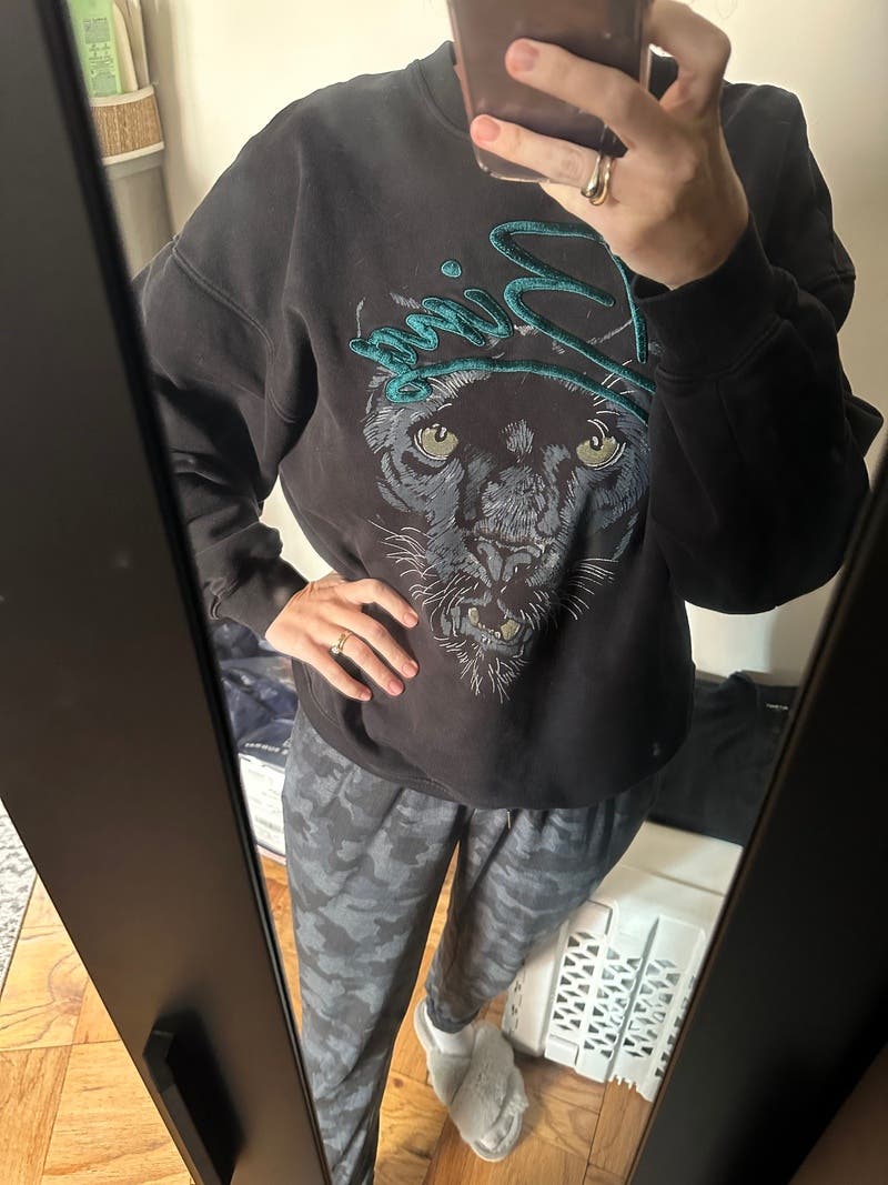 Kenny Panther Sweatshirt by Anine Bing | Rent the Runway