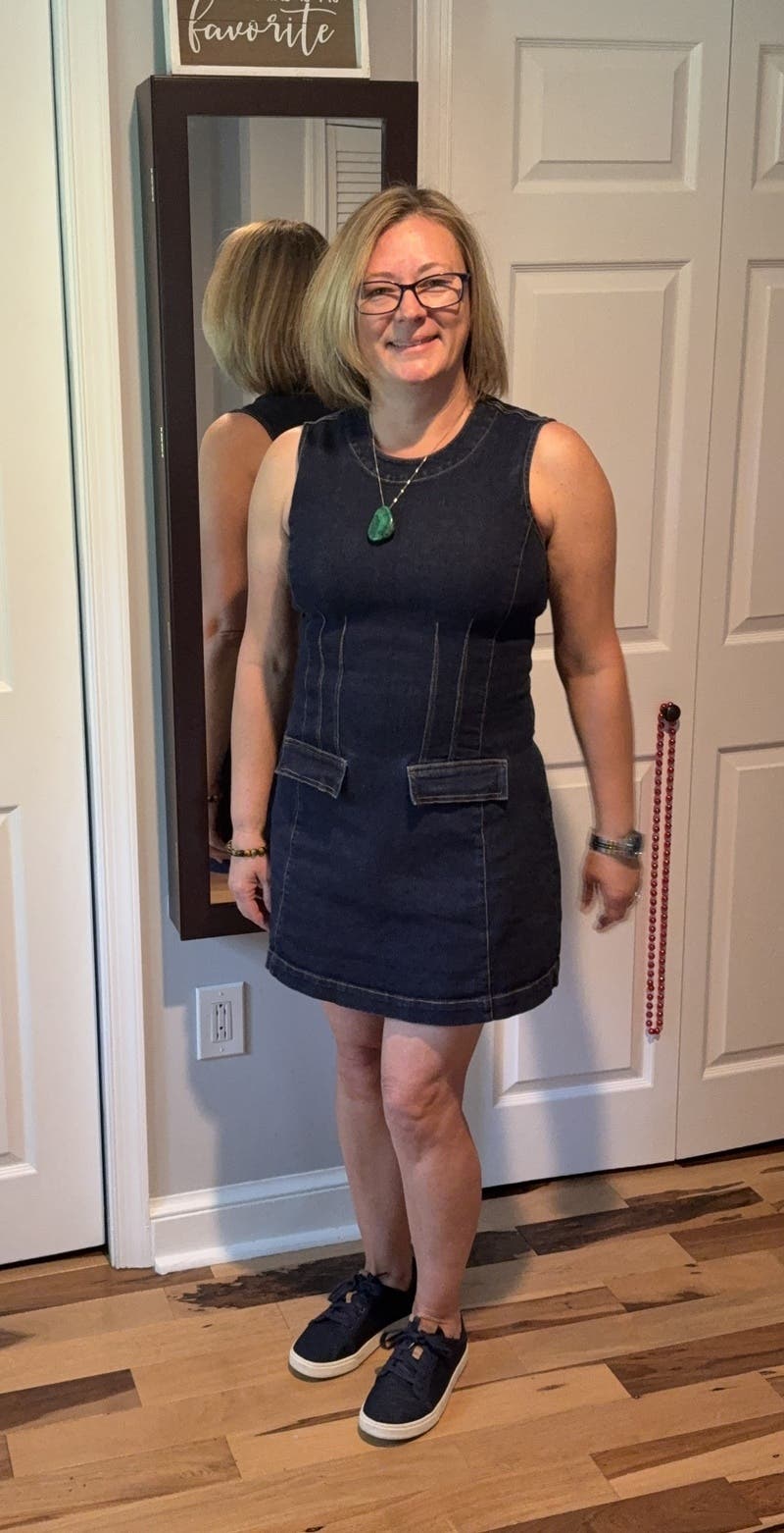 derek lam 10 crosby sleeveless belted denim mini dress Sleeveless Denim Mini Dress
