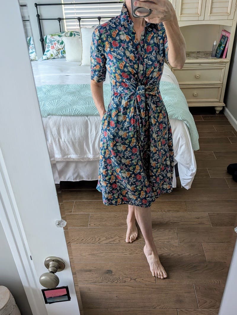 Floral Tie Waist Shirtdress by Lauren Ralph Lauren | Rent