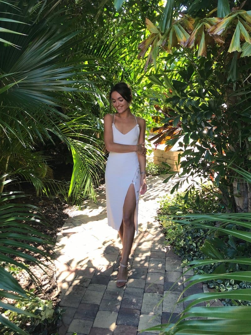Side Split Midi Dress by David Koma | Rent the Runway