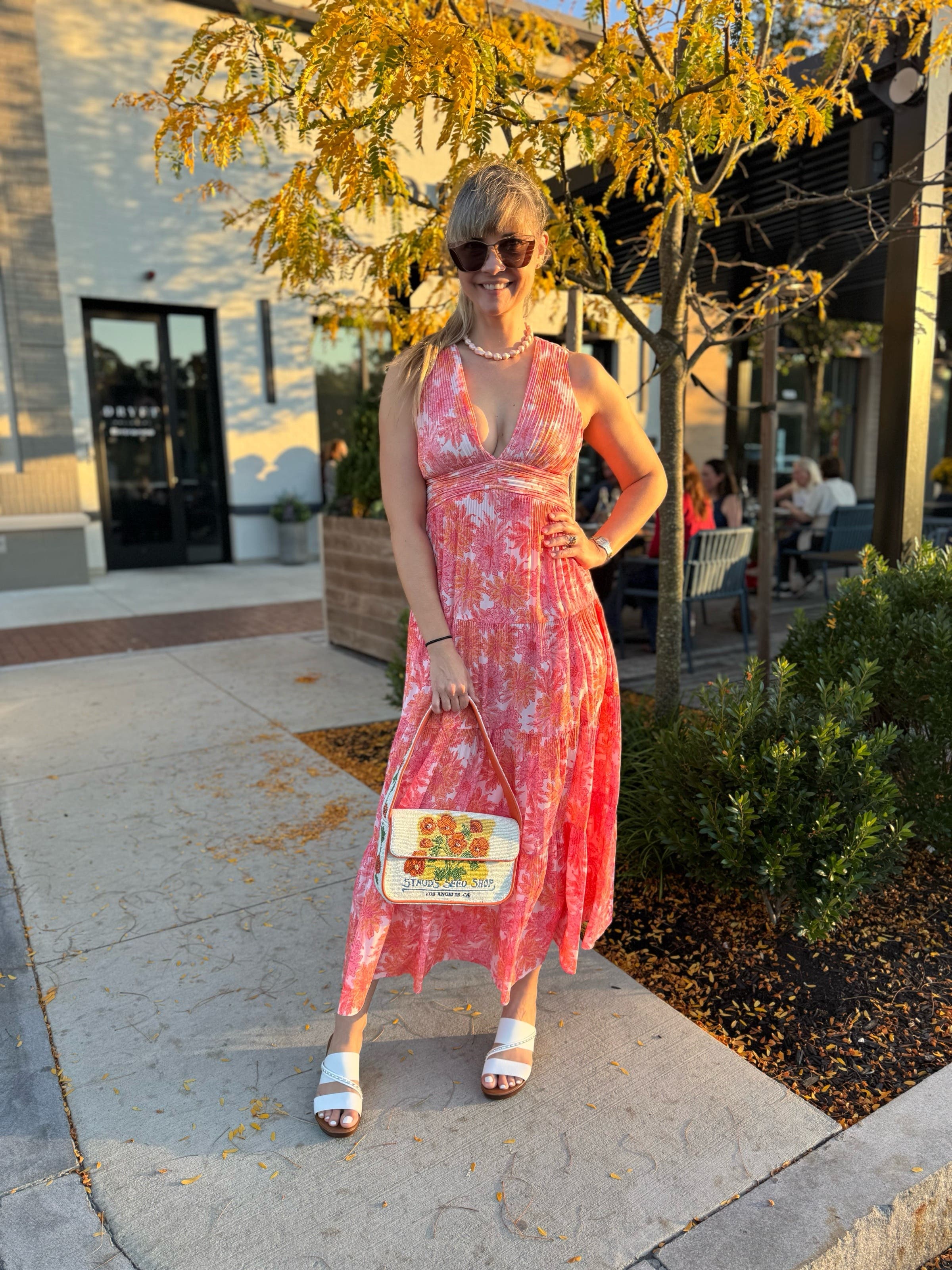 新品タグ付き Prairie Rose Tiered Dress Pleated Tiered Dress by Derek Lam 10 Crosby x RTR | Rent the Runway